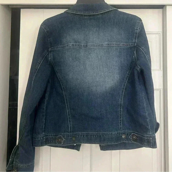 Style & Co Washed Denim Jacket - Picture 6 of 6